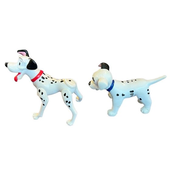 Disney 101 Dalmations Pongo and Puppy Figures Collectible Toy Vintage 90’s - Picture 3 of 7